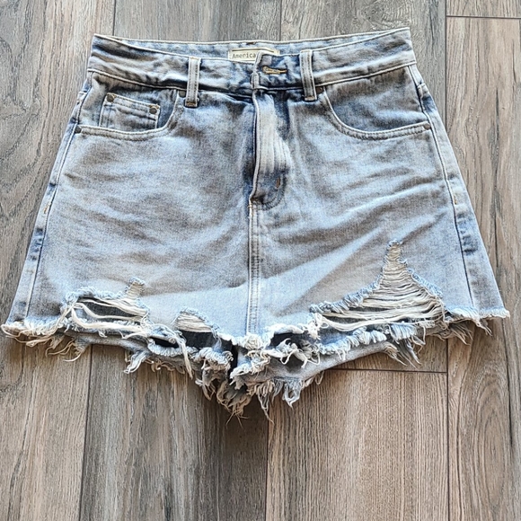 Denim skort - Picture 1 of 3